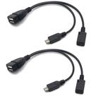 Adaptador AuviPal 2 em 1 Micro USB para USB para pacote Fire Stick 2