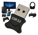 Adaptador Bluetooth Conector Pc Dongle Usb Fone Ouvido 5.0