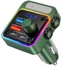 Adaptador Bluetooth para carro Nulaxy BC91 54W com 4 portas de carregamento
