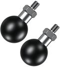 Adaptador BRCOVAN, pacote com 2 bolas de 1" com poste roscado M6 x 1,0
