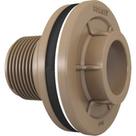 Adaptador C/Flange Pvc Fortlev 2 Marrom