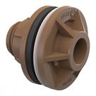 Adaptador C/Flange Pvc Tigre E 1.1/2 Marrom Adaptador C/Flange Pvc Tigre E 1.1/2 Marrom