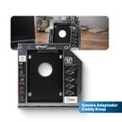 Adaptador Caddy 9,5mm HD SSD Para Notebook 2,5 SATA Alumínio