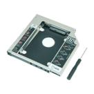 Adaptador Caddy - Converte baia de gravador de notebook SATA para HD SSD de 2.5 - 9,5mm Adaptador Caddy - Converte baia de gravador de notebook SATA para HD SSD de 2.5 - 9,5mm