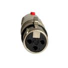Adaptador canon f x jack j10 st c/trava