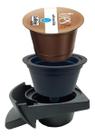 Adaptador Capsulas 3 Corações Para Cafeteira Dolcegusto Preto