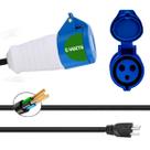 Adaptador Carregador de Carro Elétrico 1.80m Audi