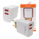 Adaptador Carregador Fonte Duplo Usb Agold Ca25-4 4.1A
