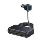 Adaptador Carregador Veicular 9 Em 1 228W PD Com 3 Tomadas Divisor De Acendedor De Cigarros
