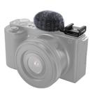 Adaptador Cold Shoe com pára-brisa Wind Muff para Sony ZV-1F/ZV-E10/ZV-1 /ZV-E1/ZV-1 II Adaptador Cold Shoe com pára-brisa Wind Muff para Sony ZV-1F/ZV-E10/ZV-1 /ZV-E1/ZV-1 II
