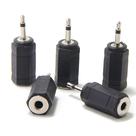 Adaptador com cabo de plugue mono de 2,5 mm para conector mono de 3,5 mm, pacote com 5 Adaptador com cabo de plugue mono de 2,5 mm para conector mono de 3,5 mm, pacote com 5