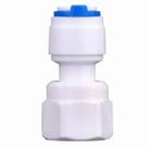 Adaptador Compatível Purificador Soft Conexão Reta Rosca Fêmea 1/2" BSPT Para Mangueira de 3/8"