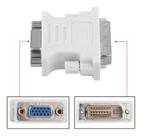 Adaptador Conector Dvi-i 24+5 Macho Para Vga Fêmea Dual Link