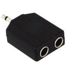 Adaptador Conexão P2 Macho Mono X 2 P10 Fêmea Divisor 1 P2 X 2 P10 Para Instrumentos Músicas X2P10 Adaptador Conexão P2 Macho Mono X 2 P10 Fêmea Divisor 1 P2 X 2 P10 Para Instrumentos Músicas X2P10
