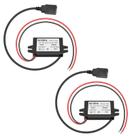 Adaptador conversor DC-DC Buck Module 12V/24V para 5V 3A USB