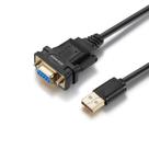 Adaptador conversor fêmea de cabo serial USB para RS232 DB9