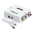 Adaptador Conversor Hdmi Para Vídeo 3rca 2av Tv Tubo Antiga