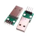 Adaptador Conversor Micro Mini USB Fêmea Macho Para Conector De Pino De 2.54mm PCB Conjunto De 5