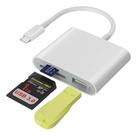 Adaptador Conversor Otg Usb Tipo-c E Leitor De Cartão KA-1532