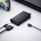 Adaptador Conversor PS2 Para HDMI Áudio e Vídeo Sincronizados Imagem HD Plug and Play Para TV Monito