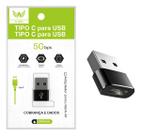 Adaptador Conversor Tipo C Para Usb Carregador Cel Notebook