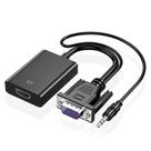 Adaptador Conversor VGA Macho x HDMI Fêmea - Shinka