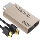Adaptador conversor Wii para HDMI GANA 1080p com cabo HDMI cáqui Adaptador conversor Wii para HDMI GANA 1080p com cabo HDMI cáqui