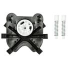Adaptador da maquina manual para elétrica com roldona marea molas e ponteiras 4 portas preto