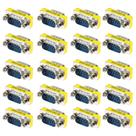 Adaptador de acoplador de mudança de gênero de cabo serial de 9 pinos RS-232