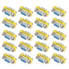 Adaptador de acoplador Serial Cable Gender Changer de 9 pinos RS-232 DB9 fêmea para fêmea ABCGoodefg (pacote com 20)