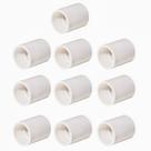 Adaptador de acoplamento de tubos PVC Schedule 40 de 1 polegada - pacote com 10