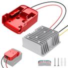 Adaptador de alimentação+conversor de tensão para bateria Milwaukee M18 18V