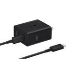 Adaptador de alimentação e carregador de parede Samsung 50W Duo EP-T5020XBEGCA