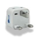 Adaptador de alimentação Tmvel Universal International 2 em 1 do Reino Unido Tipo G