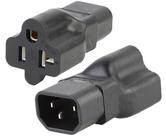 Adaptador de alimentação Toptekits C14 15A para T Blade 20A 125V Adaptador de alimentação Toptekits C14 15A para T Blade 20A 125V