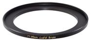 Adaptador de anel de filtro Step Up LUŽID X2 Brass 77mm a 95mm