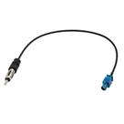 Adaptador de Antena de Carro Bingfu Fakra Z Macho para DIN - 30cm