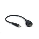 Adaptador de áudio, conversor de cabo, rádio de carro, USB para 3,5 mm, AUX