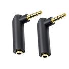 Adaptador de áudio Sairps de 3,5 mm de ângulo reto TRRS Stereo Jack, pacote com 2 Adaptador de áudio Sairps de 3,5 mm de ângulo reto TRRS Stereo Jack, pacote com 2