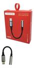 Adaptador de Áudio Type-C para P2 3.5mm Tomate MCB-033