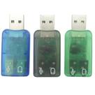 Adaptador de áudio USB AJDPOI 3,5 mm e conectores de microfone para fone de ouvido