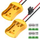 Adaptador de bateria RVBOATPAT 20V para Power Wheel 2PCS