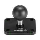 Adaptador De Bola De Liga De Alumínio De 1 Polegada 25 20 17mm Base Quadrada De Diamante Compatível