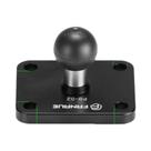 Adaptador De Bola De Liga De Alumínio De 1 Polegada 25 20 17mm Base Quadrada Diamante Compatível Com