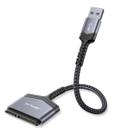 Adaptador de cabo SATA para USB A 3.0 para HDD/SSD SATA III de 2,5”