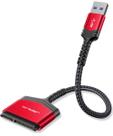 Adaptador de cabo SATA para USB A 3.0 para HDD/SSD SATA III de 2,5”