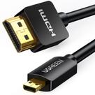 Adaptador de cabo UGREEN Micro HDMI para HDMI 4K 60Hz 50cm Adaptador de cabo UGREEN Micro HDMI para HDMI 4K 60Hz 50cm