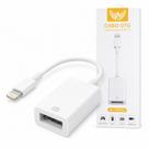 Adaptador de Cabo USB 3.0 Compatível ios e Smartphone OTG Adaptador de Câmera Lightning Para USB