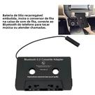 Adaptador De Cassete Bluetooth 5.0 Para Carro Com Microfone, Adaptador De Áudio Auxiliar, 6 Horas De
