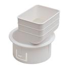 Adaptador de Condutor Pluvial para Tubo de Drenagem 2x3 para 4 Polegadas Branco Adaptador de Condutor Pluvial para Tubo de Drenagem 2x3 para 4 Polegadas Branco